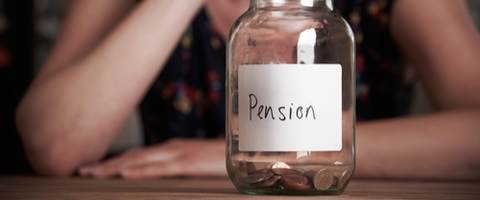 jar showing state pension