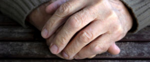 pensioners hands